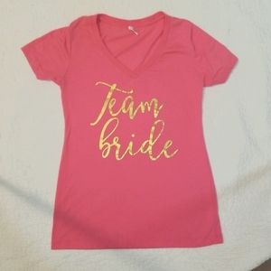 Team bride tshirt